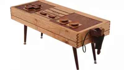 NINTENDO CONTROLLER COFFEE TABLE, £5,460, <a href="http://www.fallenfurniture.com/product/the-bomb/" target="_blank">ETSY.COM</a>
