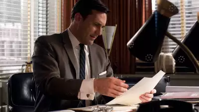 Don Draper at the office