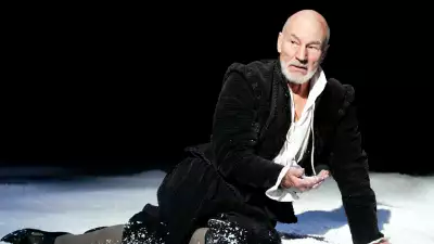 Sir Patrick Stewart playing William Shakespeare in Edward Bond's Bingo