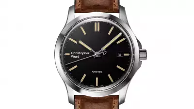 Christopher Ward C65 Trident Vintage leather strap