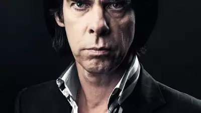 Nick Cave portrait by Tom Oldham