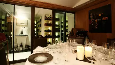 Private dining table at The Sommerlier's Table at The Connaught