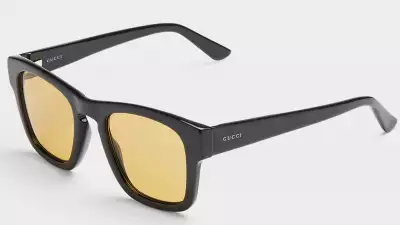 Gucci: Square-Frame Acetate Sunglasses