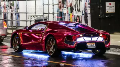 The Joker's car in Suicide Squad