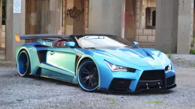 The Joker's car in Suicide Squad
