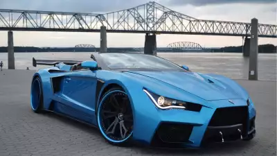The Joker's car in Suicide Squad