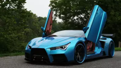 The Joker's car in Suicide Squad