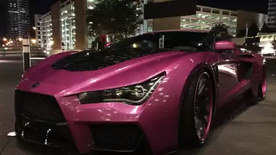 The Joker's car in Suicide Squad