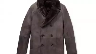 The Shearling Coat: Berluti Leather Shearling Caban