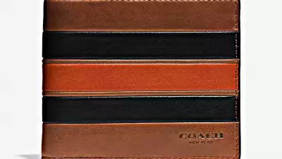 Modern Varsity wallet from Coach