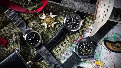 Military watches by Tudor, Longines and Breitling
