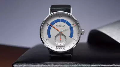 Nomos Glash&uuml;tte Autobahn watch Baselworld 2018