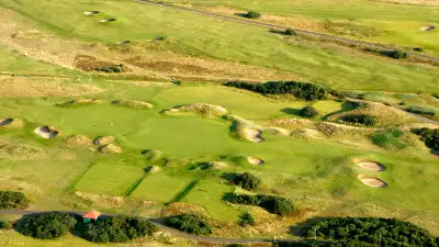 Carnoustie Golf Links 14th Hole &ndash; aerial view