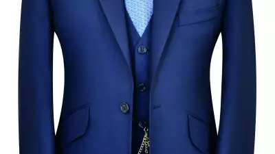 The navy suit