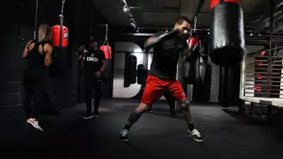 12x3 Boxing Gym Aldgate and Paddington Interior Action Shot