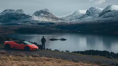 Lamborghini Huracan EVO Spyder on Scotland's North Coast 500 Photographed by Michael Shelford