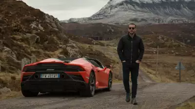 Lamborghini Huracan EVO Spyder on Scotland's North Coast 500 Photographed by Michael Shelford