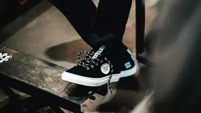Duke + Dexter DRAKE Black 22 Racing Sneakers