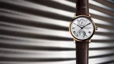 The Frederique Constant Slimline Monolithic Manufacture, featuring its new FC-810 movement and silicon oscillator