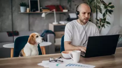 Man working from home