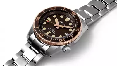 Seiko 1968 Diver's Reinterpretation, in steel and rose gold