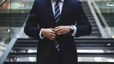 Business man in suit