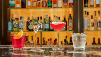 Drinks at Amaro bar in Kensington