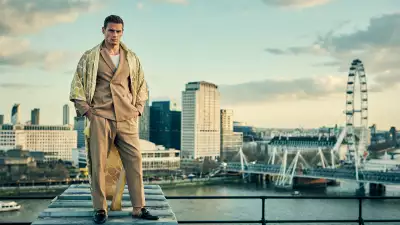 Sam Heughan at the Savoy