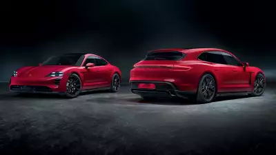Test driving the new all-electric Porsche Taycan GTS Sport Turismo