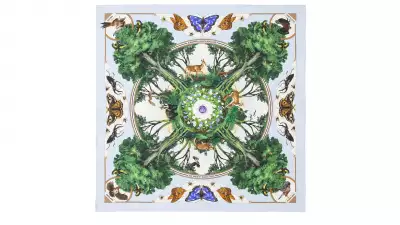 Burberry Queen’s Platinum Jubilee Silk Scarf