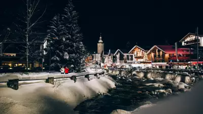 Lech Zürs ski resort in Austria