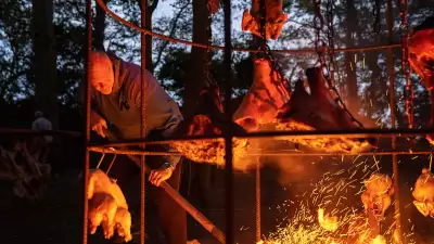 Tom Kerridge's fire feast at Wilderness Reserve