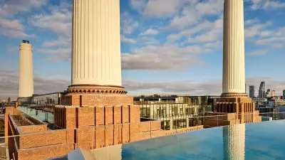 Rooftop pool at art'otel London Battersea Power Station