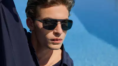 Model wearing Silhouette sunglasses