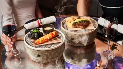 Wagyu and BBQ crab from Sexy Fish