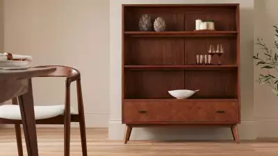 Mid-century Modern Parquet Bookcase, &pound;799.99
