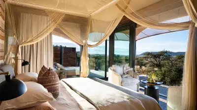 Inside Loapi Camp, Tswalu Game Reserve, southern Kalahari, South Africa
