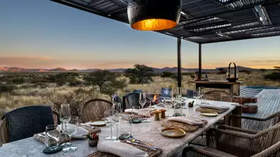 Inside Loapi Camp, Tswalu Game Reserve, southern Kalahari, South Africa