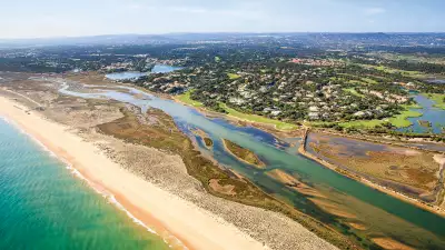 Quinta do Lago, Algarve, Portugal, from above