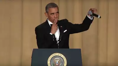 Barack Obama at the White House Correspondents' Association dinner