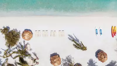 Sandals resort beach and watersports
