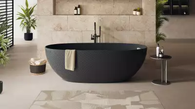 Nosa Senna Carbon Fibre Freestanding Bath