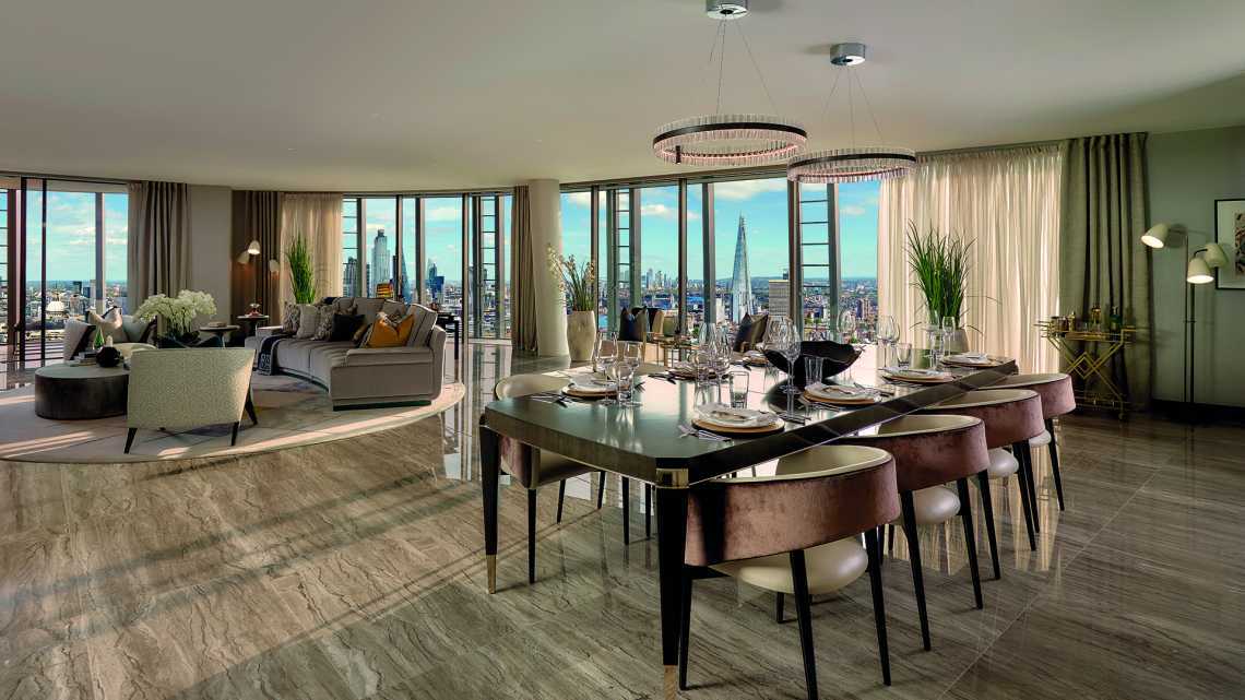 Image result for Inside One Blackfriars - The Arts Collection penthouses | Square Mile