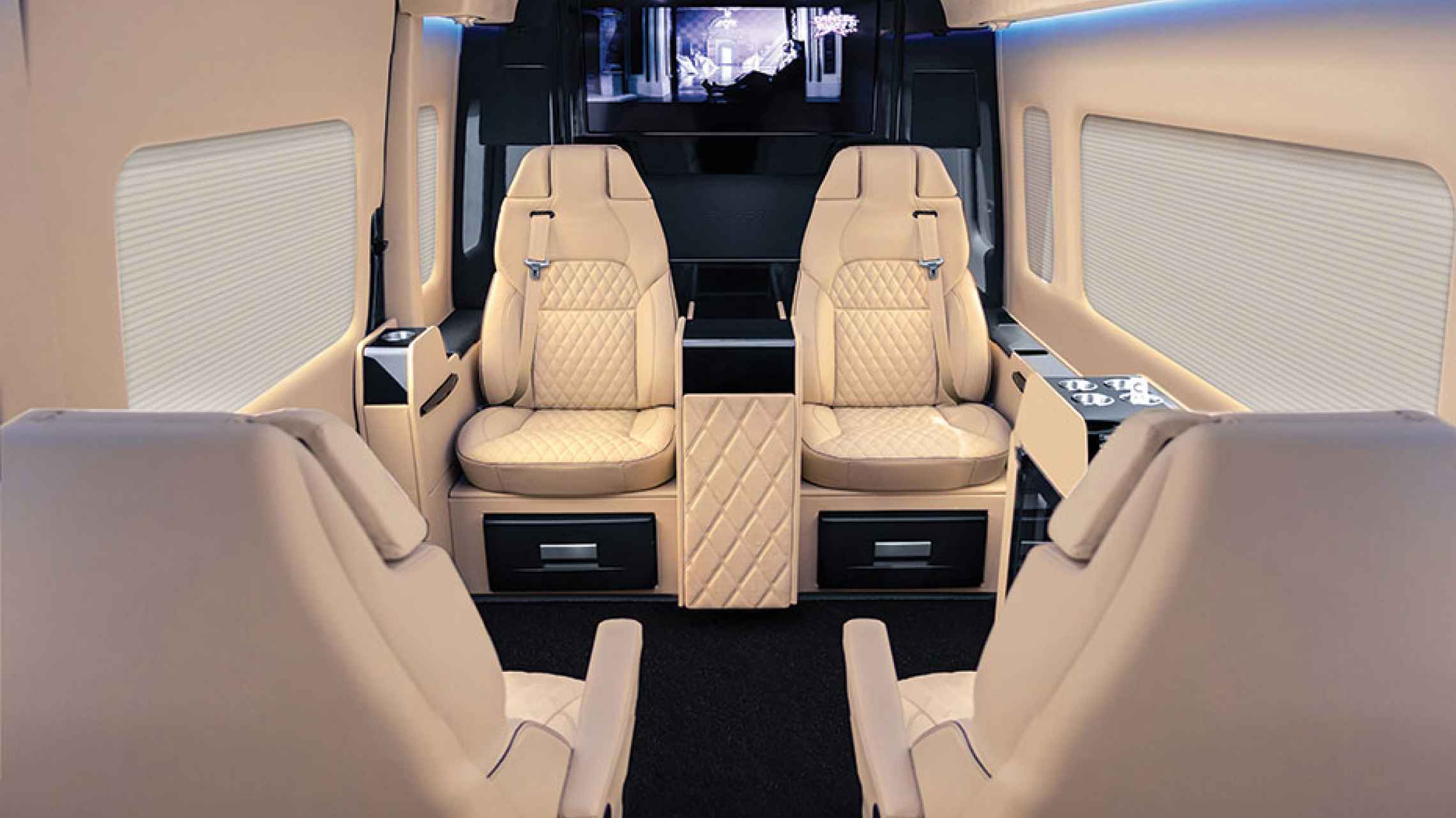 The world's most luxurious people-carrier: Senzati Jet Sprinter ...
