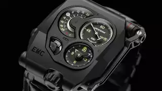 Urwerk EMC Black, £60,000  This bad boy is the world's first 100% mechanical, high precision watch enabling its owner to monitor the movement's timing rate.