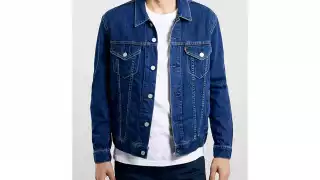 LEVI'S WASHED BLUE TRUCKER DENIM JACKET, £85, TOPMAN