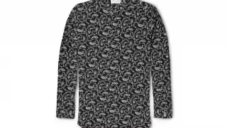 SAINT LAURENT  PAISLEY-PRINT SILK SHIRT, £525, MR PORTER