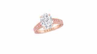 PINK PAVE BAND WITH 2.31 CT CENTRE STONE, £POA, GRAFF.COM
