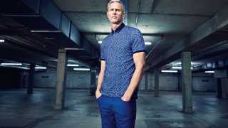 WILBURG printed floral polo shirt, £69; DURHAM slim fit jeans, £105, Ted Baker