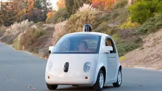 Google's Driverless Car, photograph by Gordon De Los Santos